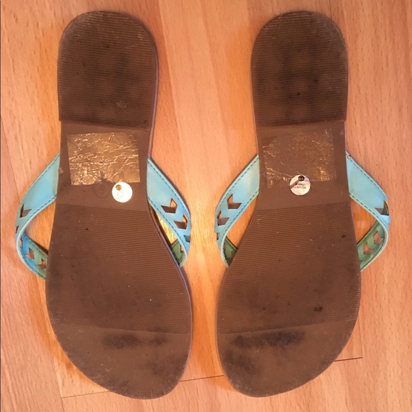 ▪️Final Sale 2/5▪️ Turquoise sandals - Picture 2 of 2